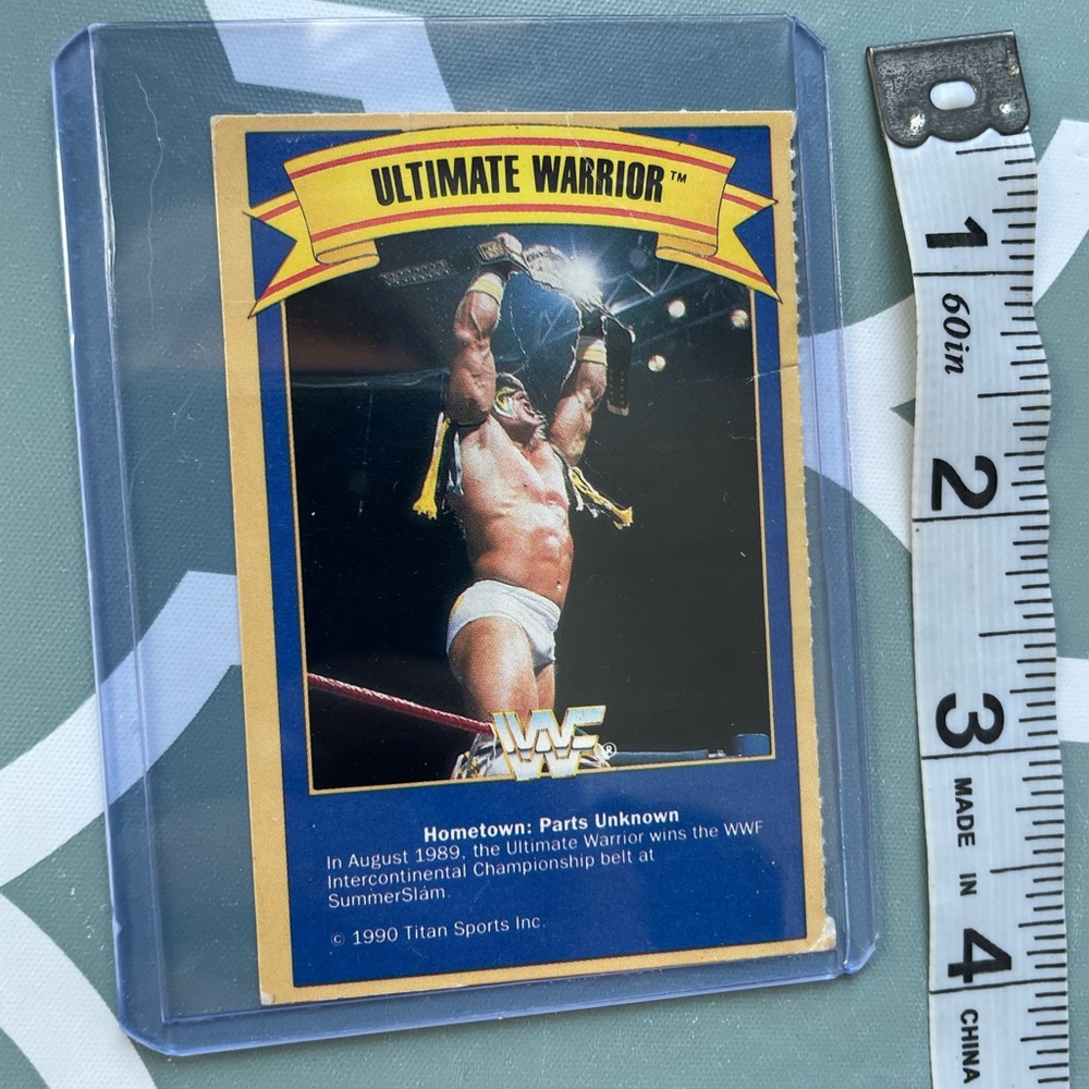1990 WWF collectors tor card
